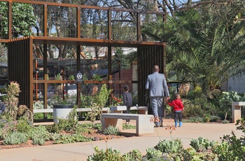 Sandton - en af Johannesburg mondæne forstæder, Sydafrika