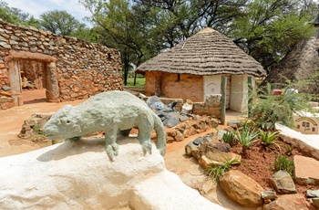 Credo Mutwa Culturel Village i Soweto - Township i Johannesburg, Sydafrika