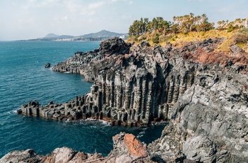 Jusangjeolli klipperne på Jeju-øen - Sydkorea