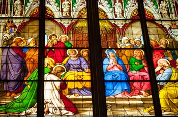 Glasmosaik i Domkirken i Köln, Tyskland
