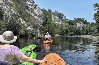 På Kajaksejlads i Goukamma Nature Reserve nær Knysna, Sydafrika