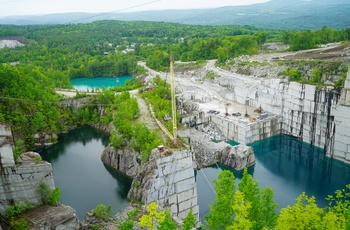 Rock of Ages i Vermont er det største klakstensbrud i Verden