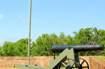 Kanon ved Fort Barrancas i Pensacola