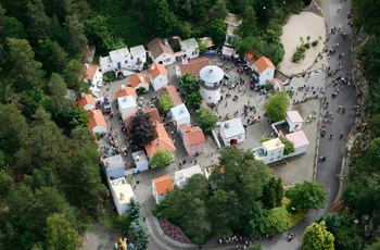 Kardemomme by fra oven Kristiansand Dyrepark