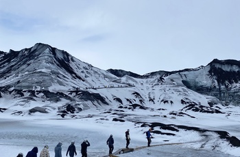 I gåsegang på vej mod Katla isgrotte - Island