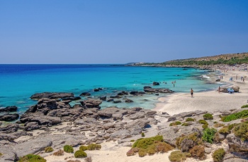 Kedrodasos naturstrand i det vestlige Kreta
