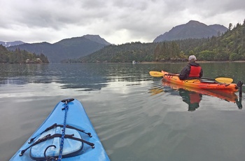 I kajak gennem Kenai Nationalpark