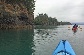 I kajak gennem Kenai Nationalpark