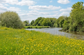 Floden Medway i Kent, England