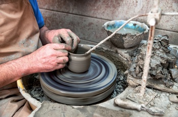 Keramikværksted i landsbyen Margarites på Kreta