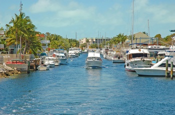 Kanaler i Ley Largo by - Florida Keys i USA