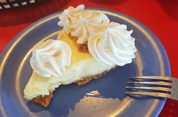 Key Lime Pie hos Mrs Marcs Kitchen i Key Largo, Florida