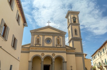 Kirken Santa Croe i Greve in Chianti - Toscana i Italien