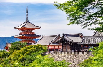 Kiyomizu-dera Templet i Kyoto, Japan 2 AS
