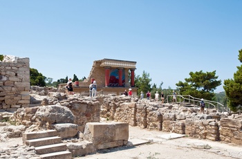Knossos-paladset på Kreta