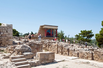 Knossos-paladset på Kreta