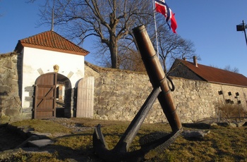 Kongeporten Gamlebyen i Fredrikstad, Norge - Foto ToBe