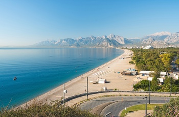Konyaaltı Strand i Antalya - Tyrkiet