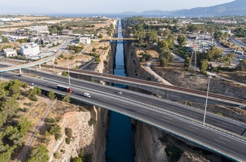 Motorvej over Korinthkanalen - Grækenland
