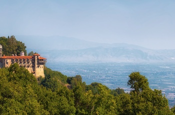 Koroni-klosteret ved Plastiras-søen - Grækenland