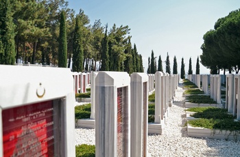 Krigskirkegård på Gallipoli-halvøen - Tyrkiet