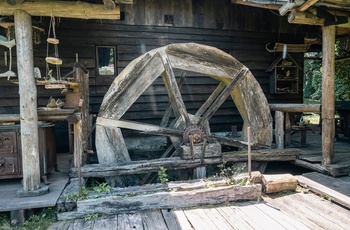 Gammel vandmølle i Rastoke - Kroatien