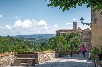Krystalbyen Colle Val d'Elsa i Toscana - Italien