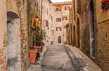 Krystalbyen Colle Val d'Elsa i Toscana - Italien