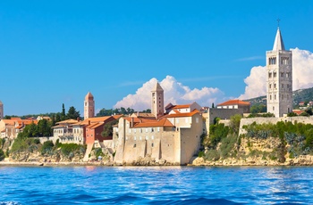 Byen og øen Rab, Kvarnerbugten i Kroatien