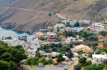 Kystbyen Chora Sfakion på Kretas sydkyst