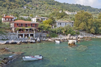 Kystbyen Damouchari på Pelion-halvøen