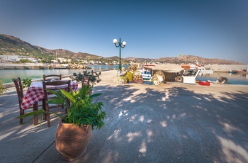 Kystbyen Makry Gialos i det sydøstlige Kreta