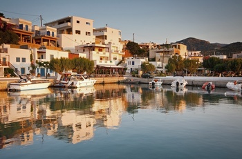 Kystbyen Makry Gialos i det sydøstlige Kreta