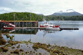Kystbyen Ucluelet på Vancouver Island - Canada
