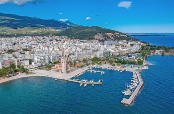 Udsigt til kystbyen Volos i den Pagasetiske Bugt - Grækenland