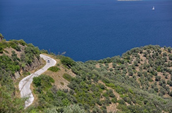 Kystvej på Pelion-halvøen - Grækenland