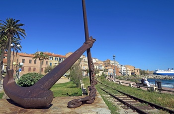 Kystbyen L'Ile Rousse på Korsika, Frankrig