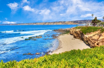 La Jolla Cove Beach ved San Diego