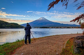 Lake Kawaguchiko og Mt. Fuji - Japan