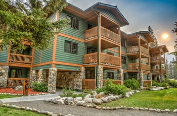 Lake Louise Inn, Alberta i det vestlige Canada - Facaden