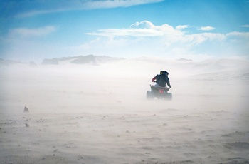 På ATV-tur i Lancelin Sand Dunes - Western Australia