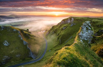 Landevej igennem Peak District