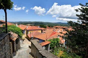 Udsigt over landsbyen Arnaia på Halkidiki - Grækenland