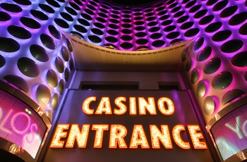 Casino neonskilt i Las Vegas, USA