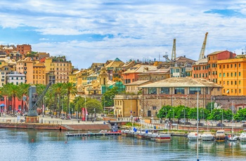 Den gamle havn i Genova