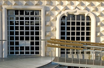 Casa dos Bicos ”huset med spidserne” i Alfama distriktet, Lissabon