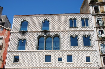 Casa dos Bicos ”huset med spidserne” i Alfama distriktet, Lissabon