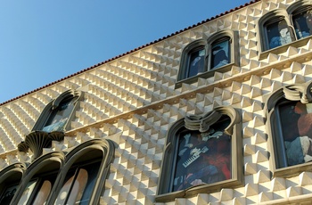 Casa dos Bicos ”huset med spidserne” i Alfama distriktet, Lissabon