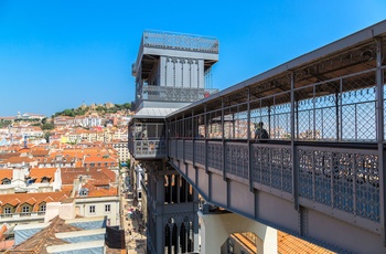 Elevador de Santa Justa, elevator med udsigt i Lissabon