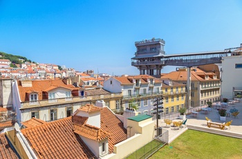 Elevador de Santa Justa, elevator med udsigt i Lissabon